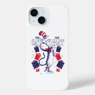 Cat In the Hat   Reading Books iPhone 15 Case
