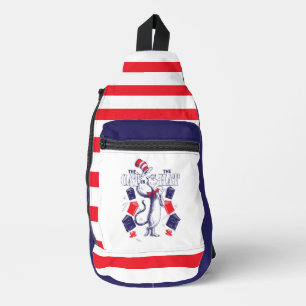 Cat In the Hat   Reading Books Sling Bag