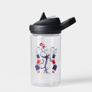 Cat In the Hat Reading Books Water Bottle