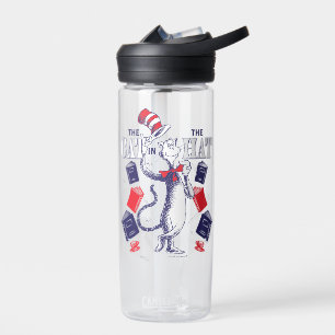 Cat In the Hat Reading Books Water Bottle