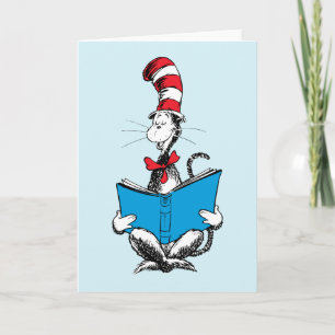 Cat in the Hat Reading Card