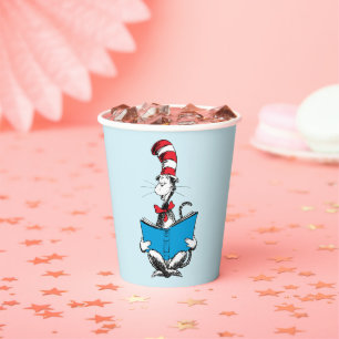 Cat in the Hat Reading Paper Cups