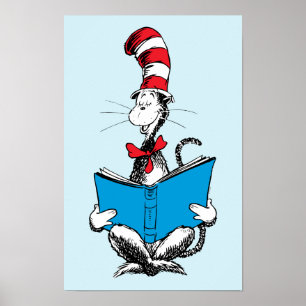 Cat in the Hat Reading Poster