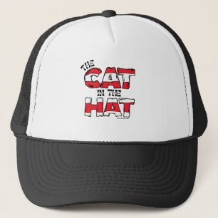 Cat In the Hat   Red & White Striped Text