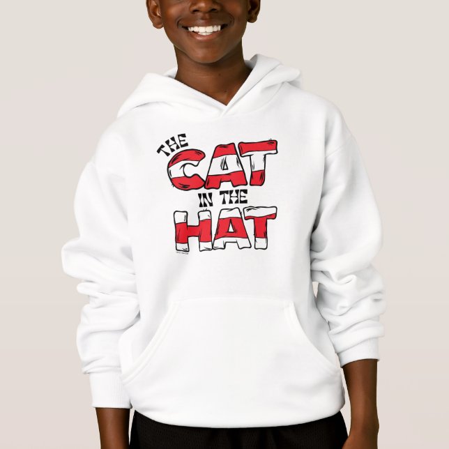 Cat In the Hat | Red & White Striped Text (Front)