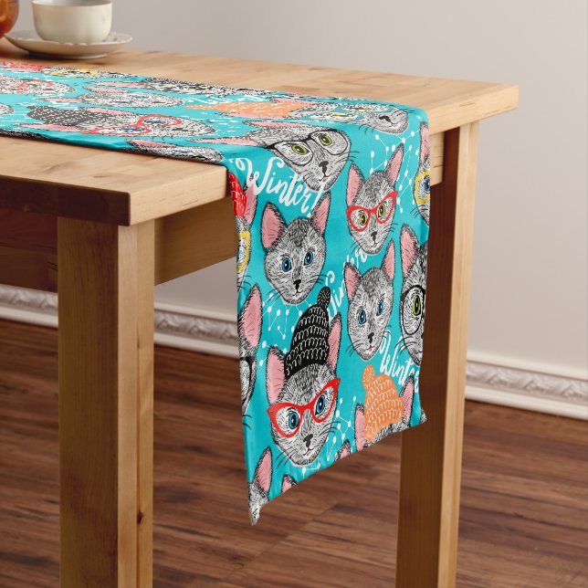 Cat in the hat short table runner (In Situ)
