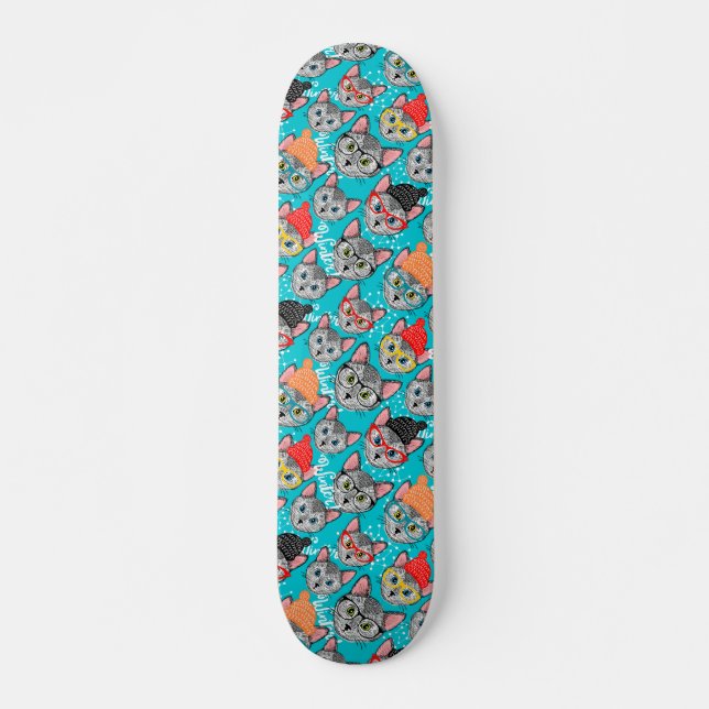 Cat in the hat skateboard (Front)