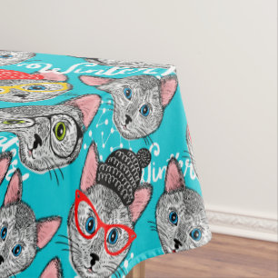 Cat in the hat tablecloth