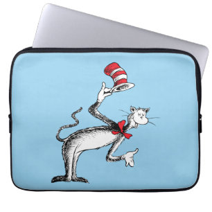 Cat in the Hat Takes A Bow Laptop Sleeve