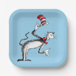 Cat in the Hat Takes A Bow Paper Plate