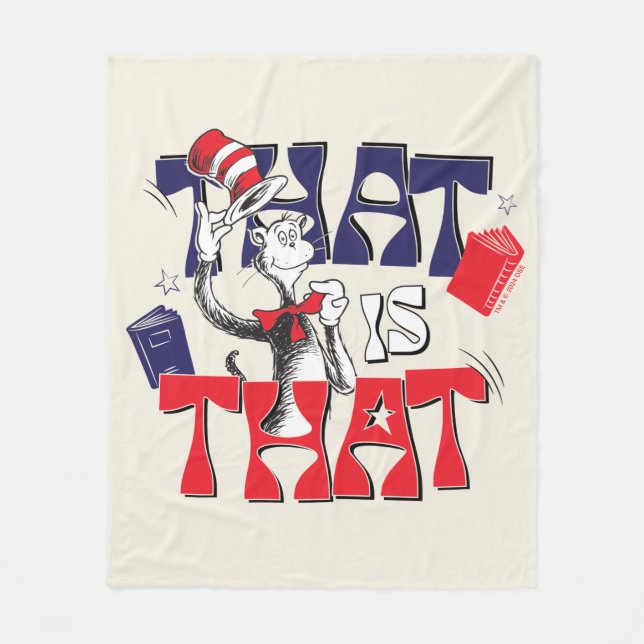 Cat In the Hat | That Is That Fleece Blanket (Front)