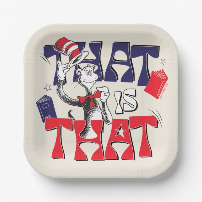 Cat In the Hat | That Is That Paper Plate (Front)