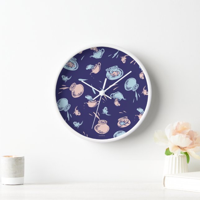 Cat In The Hat | The Fish Pattern Clock (Home)
