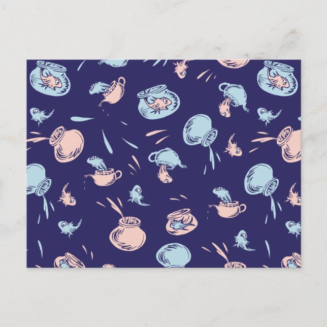 Cat In The Hat | The Fish Pattern Postcard (Front)