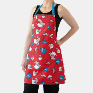Cat In The Hat   The Fish Red Pattern Apron