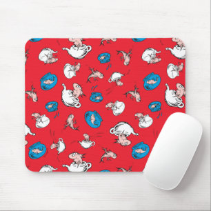 Cat In The Hat   The Fish Red Pattern Mouse Mat