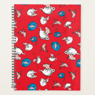 Cat In The Hat   The Fish Red Pattern Planner