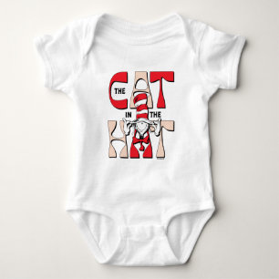 Cat In the Hat   The Silly Cat In The Hat Baby Bodysuit