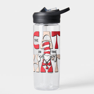 Cat In the Hat   The Silly Cat In The Hat Water Bottle
