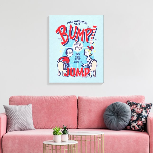 Cat In the Hat | Then Something Went Bump Canvas Print (Insitu(LivingRoom))