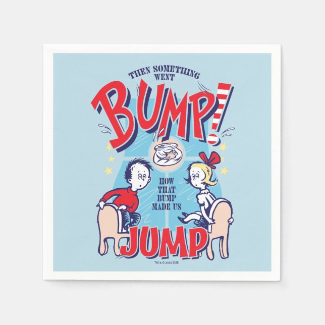 Cat In the Hat | Then Something Went Bump Napkin (Front)