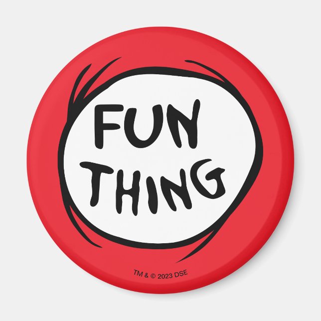 Cat in the Hat | Thing 1 Thing 2 - Fun Thing Magnet (Front)