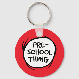 Cat in the Hat   Thing 1 Thing 2 - Preschool Thing Key Ring