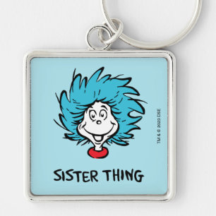 Cat in the Hat   Thing 1 Thing 2 - Sister Thing Key Ring