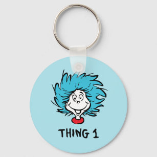 Cat in the Hat   Thing 1 Thing 2 - Thing 1 Key Ring