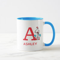 Cat in the Hat, Thing One Name & Monogram A