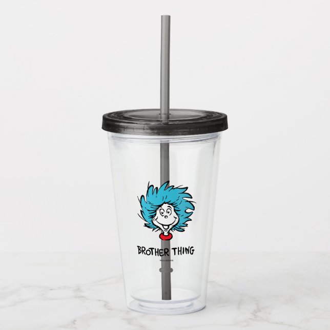 Cat in the Hat Thing One Thing Two Brother Thing Acrylic Tumbler (Front)