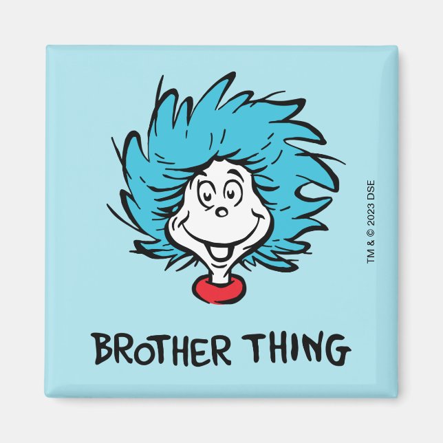 Cat in the Hat Thing One Thing Two Brother Thing Magnet (Front)