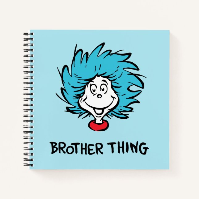 Cat in the Hat Thing One Thing Two Brother Thing Notebook (Front)