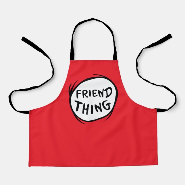 Cat in the Hat Thing One Thing Two - Friend Thing Apron (Front)
