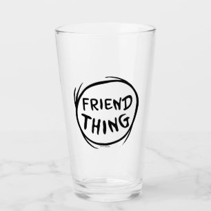 Cat in the Hat Thing One Thing Two - Friend Thing Glass