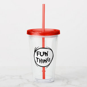 Cat in the Hat   Thing One Thing Two - Fun Thing Acrylic Tumbler