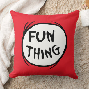 Cat in the Hat Thing One Thing Two - Fun Thing Cushion