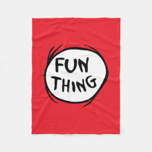 Cat in the Hat   Thing One Thing Two - Fun Thing Fleece Blanket