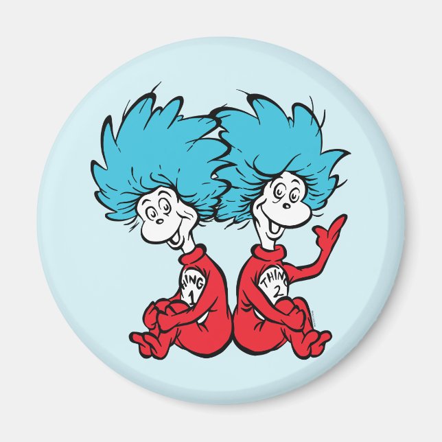 Cat in the Hat Thing One & Thing Two Magnet (Front)