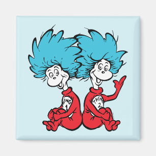 Cat in the Hat Thing One & Thing Two Magnet