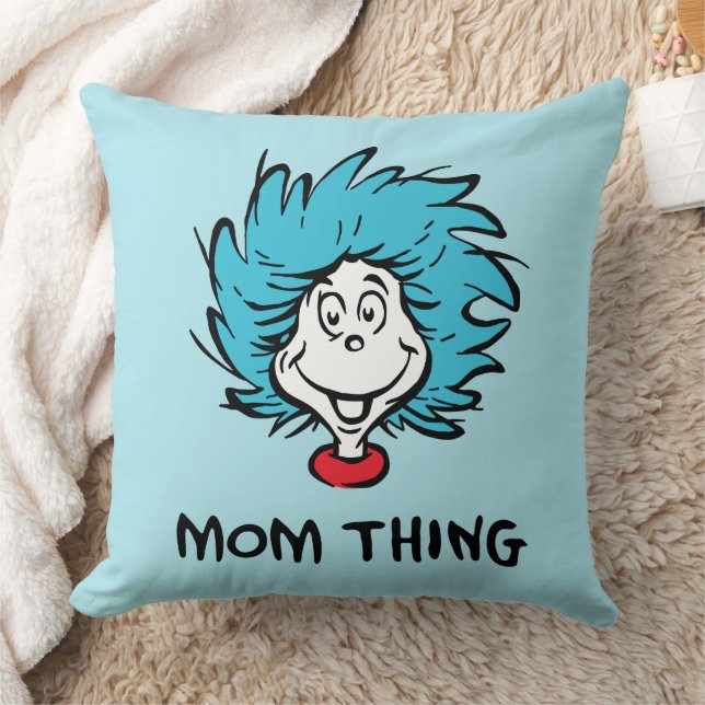 Cat in the Hat | Thing One Thing Two - Mum Thing Cushion (Blanket)