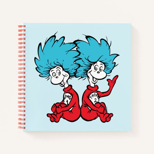 Cat in the Hat Thing One & Thing Two Notebook (Front)
