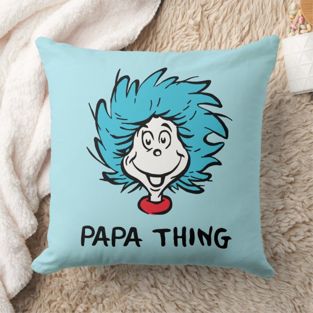 Cat in the Hat | Thing One Thing Two - Papa Thing Cushion (Blanket)