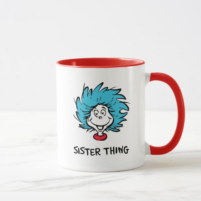 Cat in the Hat Thing One Thing Two - Sister Thing Mug (Right)