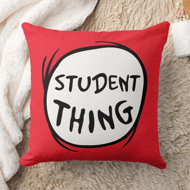 Cat in the Hat Thing One Thing Two Student Thing Cushion (Blanket)