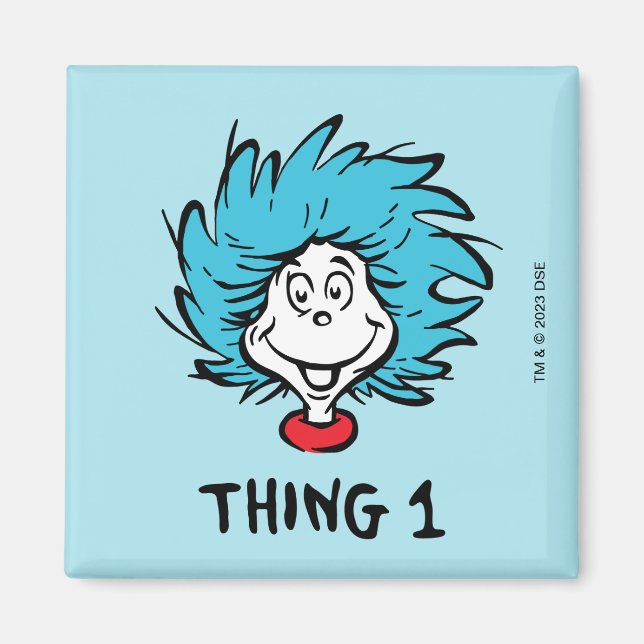 Cat in the Hat | Thing One Thing Two - Thing One Magnet (Front)