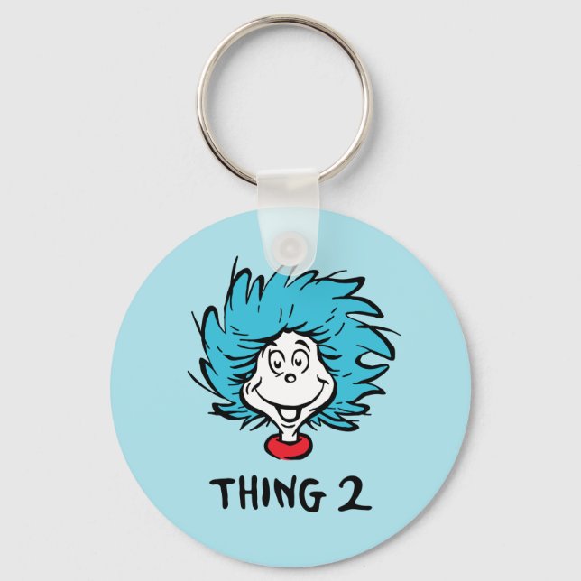 Cat in the Hat | Thing One Thing Two - Thing Two Key Ring (Front)