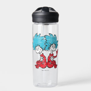 Cat in the Hat Thing One & Thing Two Vintage Water Bottle