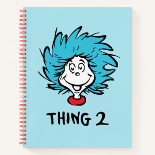 Cat in the Hat   Thing Two Notebook