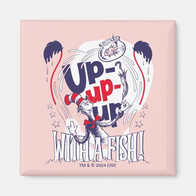 Cat In the Hat | Up-Up-Up With A Fish Magnet (Front)